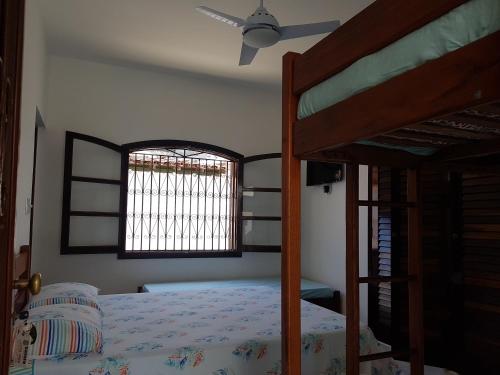 1 double bed, 1 twin bed, 1 bunk bed