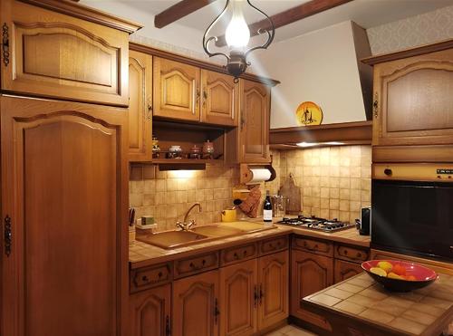 virtuve, Le Mazet des oliviers, vue panoramique, climatisation in Saint-Hippolyte-du-Fort