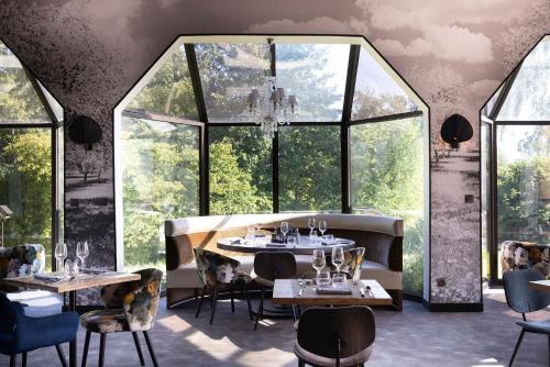Ресторан, Hotel Les Jardins de Deauville in Pont-l'Eveque