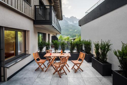 Erkély/terasz, Appartements Hubenhof in Ellmau