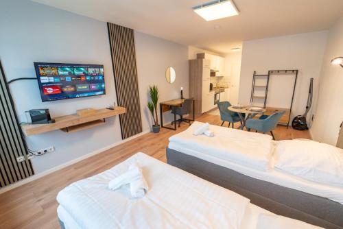 RANGE - Apartments - Küche - WLAN - Netflix - 1-7 Personen, Fellbach (foto 8)