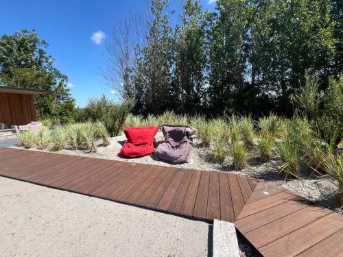 Garten, Urlaubsmühle Fortuna St. Peter-Ording (Urlaubsmuhle Fortuna St. Peter-Ording) in Helgoland