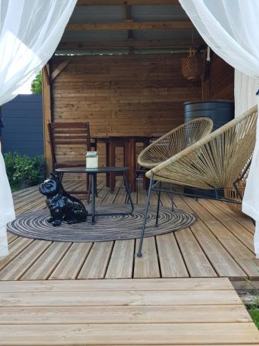 陽台/露台, L'échappée de Sologne -chez l'habitant- (L'echappee de Sologne -chez l'habitant-) in 拉莫特博弗隆