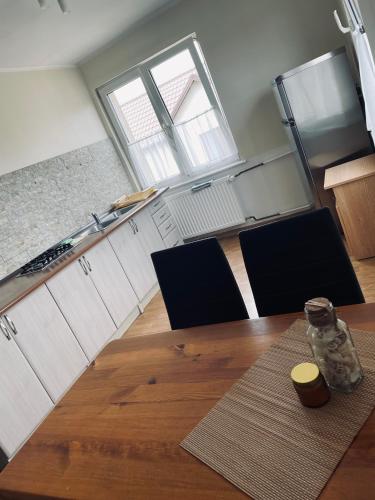 köök, Apartament Leona in Ostrowo (Pomeranian)