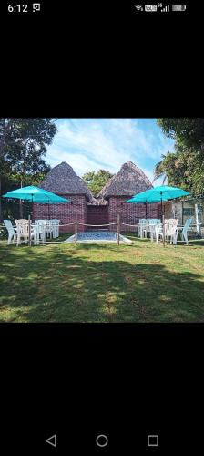 Bungalows en Playa Sapote in Alvarado, Mexiko