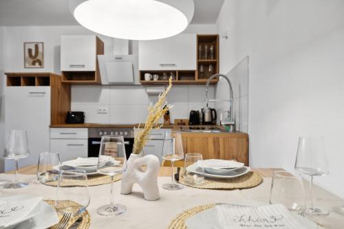 Konyha, Casas Oasis - Modern, mit Küche & Thermennähe (Casas Oasis - Modern, mit Kuche & Thermennahe) in Riedenburg