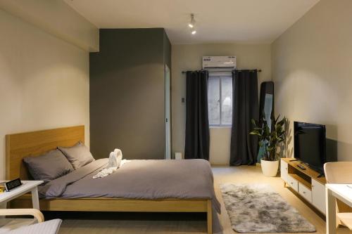 1 double bed