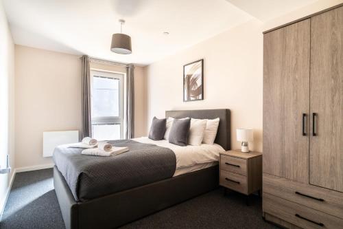 Bright & Stylish 2 Bed Apartment in Manchester, Manchester (fotografie 3)