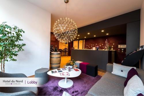 Lobby, Hotel Du Nord in Aigle