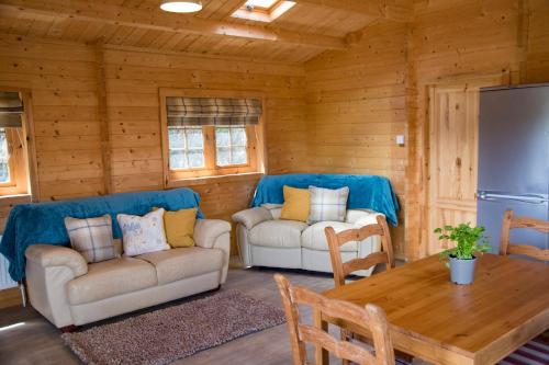 sala de TV, The Log Cabin Sussex in Uckfield