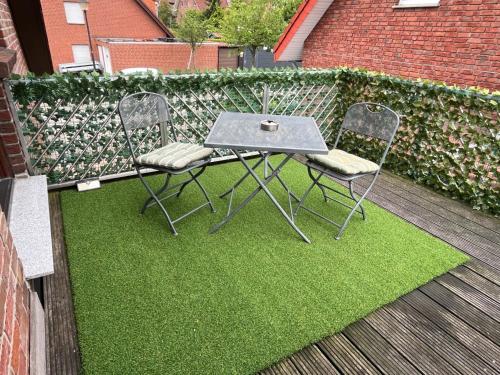 陽台/露台, Ferienwohnung Kleine Auszeit in 阿舍貝格