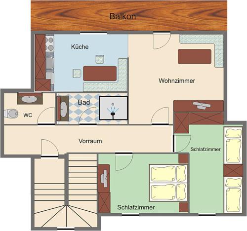Floor plans, Haus Erlbacher in Schladming Town Center