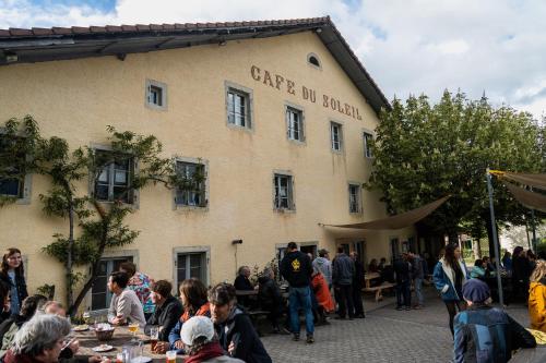 Café du Soleil in Saignelégier, Schweiz