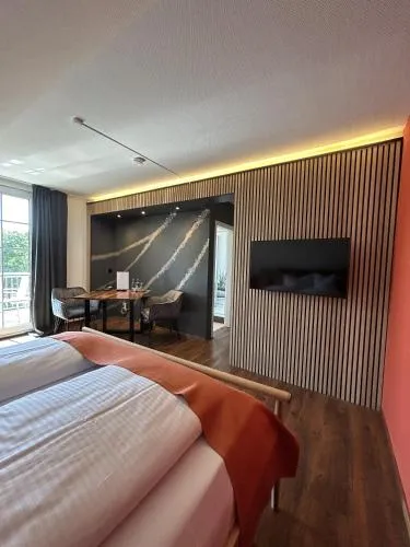 Balkon-Studio im Hotel Reindahls in Wilkendorf, Deutschland