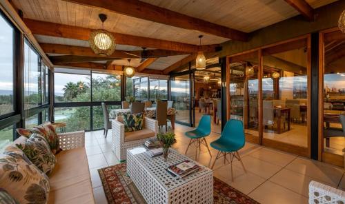 Restaurant, De Zeekoe Guest Farm in Oudtshoorn