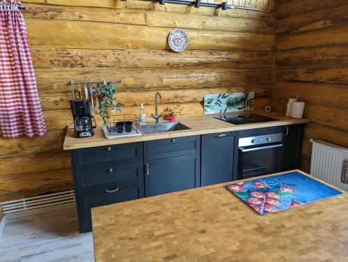 virtuve, Chalet Ursa Mare in Pucioasa