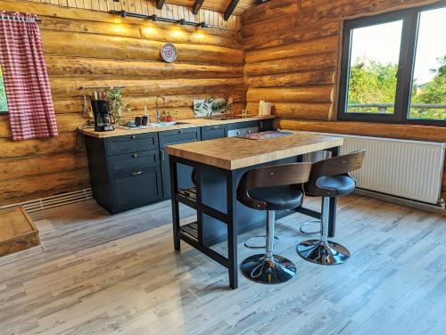 virtuve, Chalet Ursa Mare in Pucioasa