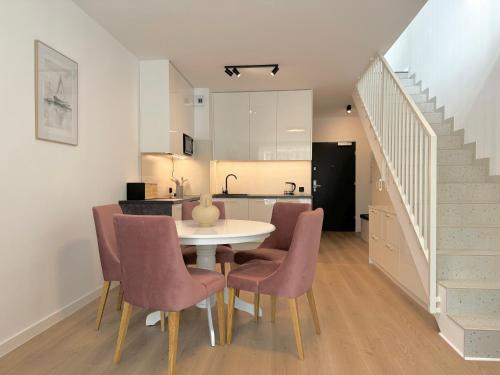 кухня, Nadmorska Florina Q4Apartments in Леба