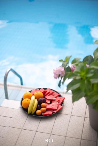 A szálláshely kívülről, Hotel San Međugorje in Sluzanj