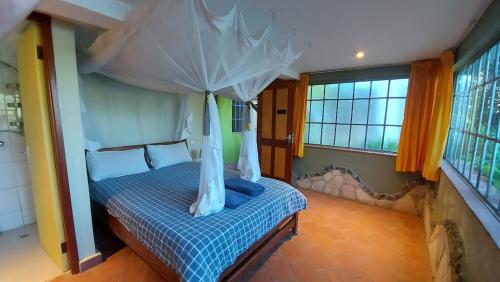 1 double bed