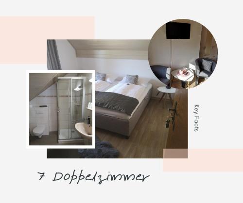 1 double bed