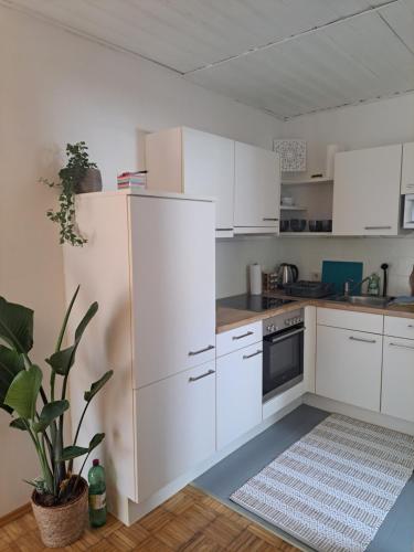 Køkken, Ferienwohnung Bergblick in Sankt Lorenz