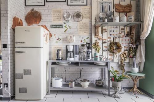 廚房, Appartement 9 Nichtraucherappartement in 科埃斯費爾德