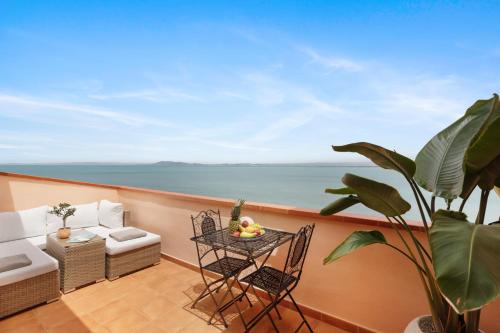 발코니/테라스, Hotel Villa Domizia in 포르토 산토 스테파노