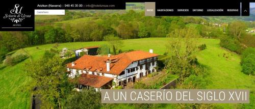 Hotel Senorio de Ursua Hotel de charme Iñárbil de Errazu