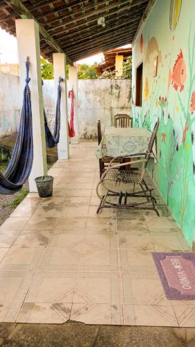 발코니/테라스, Caminhos do Mar Hostel in 마라카이피