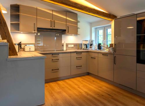 廚房, Ferienwohnung Nordlande in 哈茨特爾馬爾施