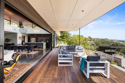 Balkons/terase, Nook Bay House in Parua Bay