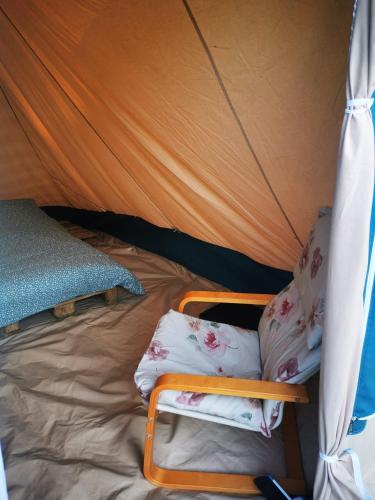 Cosy tent in garden of Swedish landhouse in Brunskog
