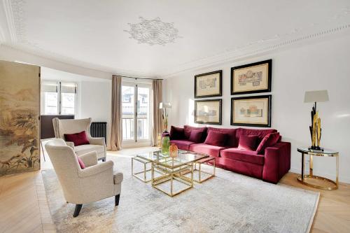 Luxury apartment - 3BR-6P - Faubourg Saint-Honoré, Paris (photo 6)