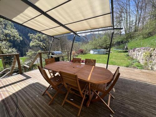 balkon/terasa, Chalet la Ficle in Le Biot