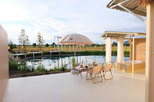 北碧 นานาก๋างโต้ง คาเฟ่&Glamping 4星级 酒店 景观