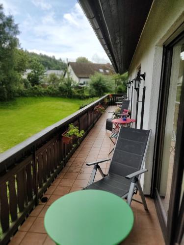 Altan/terrasse, Grünvogels Landgasthof zum Grünen Baum (Grunvogels Landgasthof zum Grunen Baum) in Hesseneck