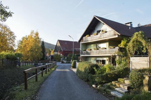 Dārzs, Pension Margarete in Oberschwarzach