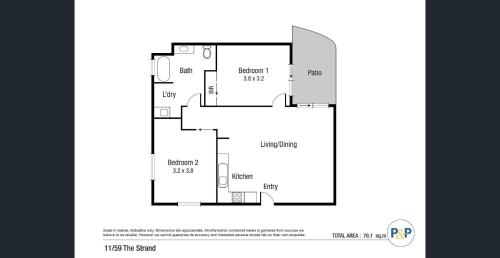 Within reach of the beach!