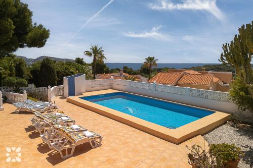 Villa with Private Pool room in Villa Saler by Abahana Villas