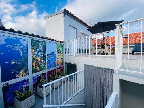 Balkon/Terrasse, Alojamento CANTO NA RELVA near Flughafen Ponta Delgada