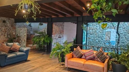 Lobby, Hotel Pepen in San Cristobal De Las Casas