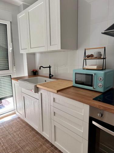 virtuve, Apartamento Estrellas de Mar in A Revolta