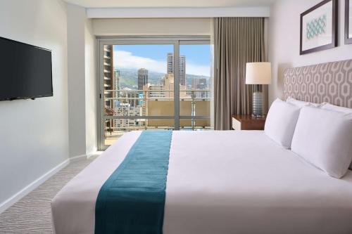 Camera doppia, lusso, 2 camere da letto, vista sulla città, cucina