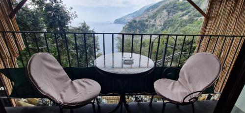 Chambre double, classique, vue sur la mer, balcon
