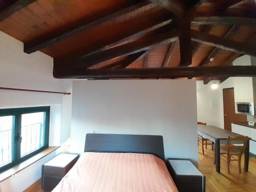 One-Bedroom Loft Apartment with Balcony