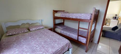 1 double bed, 1 bunk bed, 1 sofa bed