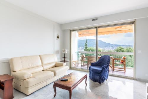 Shared lounge/TV area, Happyfew Le Floreal near Musée Archéologique de Nice-Cimiez