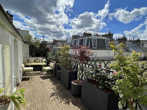 Luxueux Appartement, avec terrasse vue Champs-Élysées, Paris (photo 10)