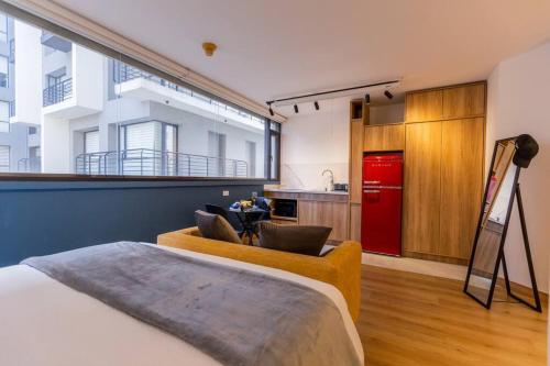 One-Bedroom Apartment room in Akros Novo Studio